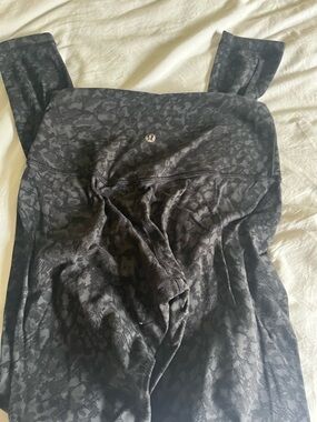 Lululemon Black Printed Athletic Jumpsuit